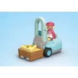 Playmobil Junior 71691 Экологичный прилавок с погрузчиком 17 деталей — фото 8