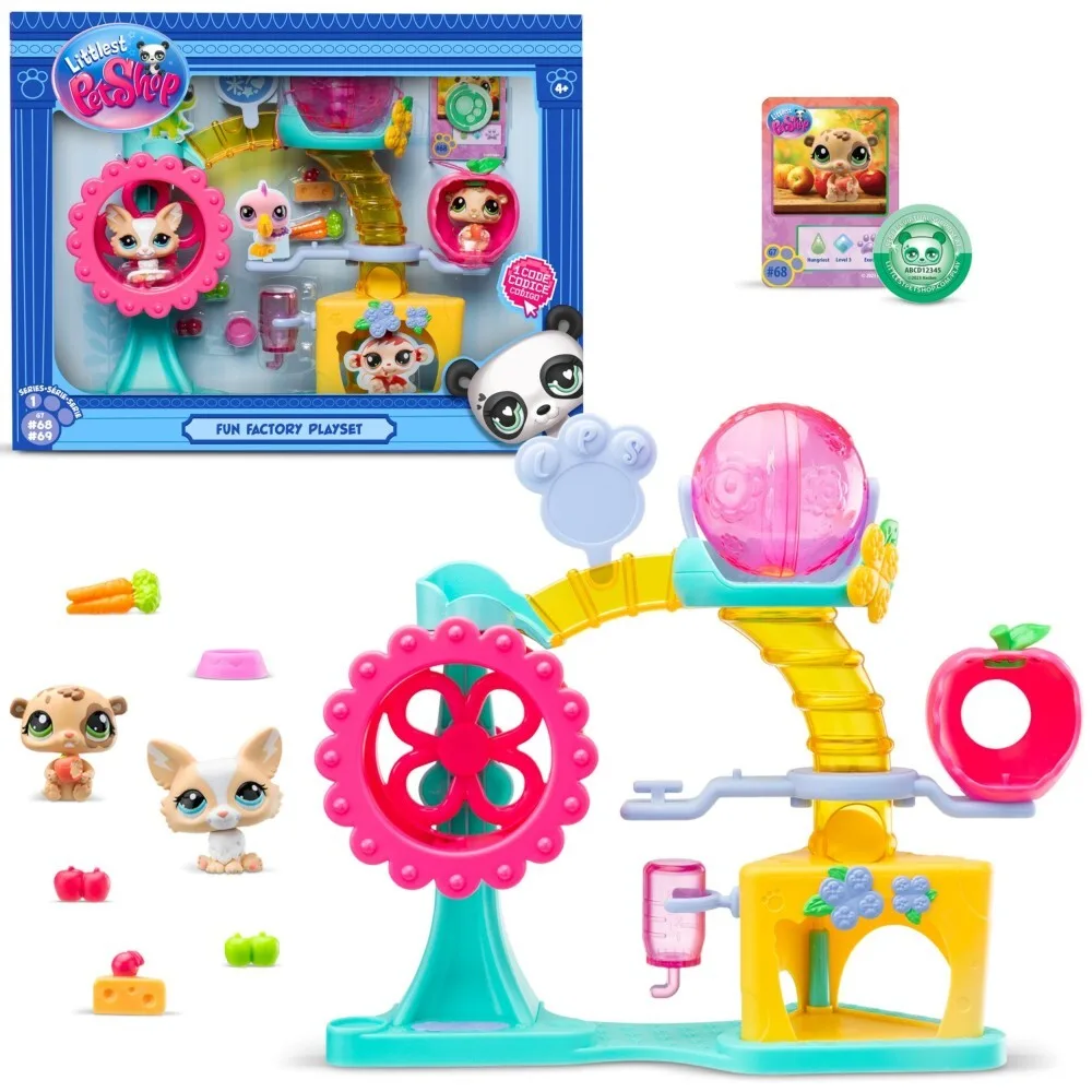 Littlest Pet Shop - Веселая фабрика Набор Карусель + 2 фигурки LPS00519 / артикул LPS00519 / GTIN 885561005196