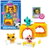 Littlest Pet Shop - Набор "Джунгли" с тремя животными 3-PAK + аксессуары LPS00515 / артикул LPS00515 / GTIN 885561005158 — фото 1