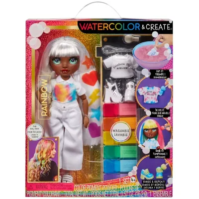 MGA Entertainment 507574 507734 — Кукла Rainbow High Watercolor & Create с зелёными глазами 507734