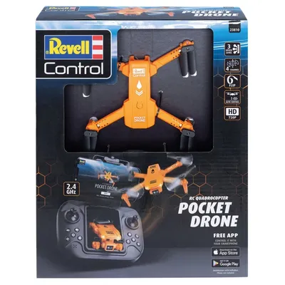 Радиоуправляемый квадрокоптер Revell Control Pocket Drone 23810 2,4 ГГц