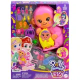 Polly Pocket - Обезьянка Компактная сумка Расширяемый игровой набор HWP04 / артикул GKJ63 HWP04 / GTIN 194735218004 — фото 1