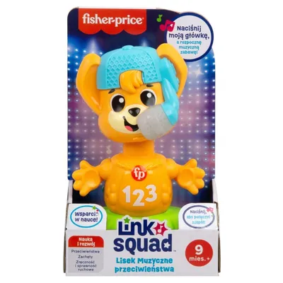 Интерактивная развивающая игрушка Fisher-Price - Лисенок Музыкальные противоположности HYL37
