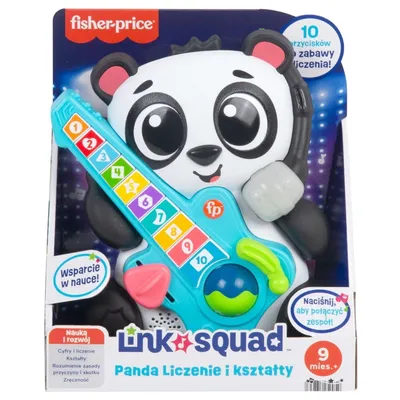 Fisher-Price - Интерактивная развивающая игрушка Панда Счет и формы HYL36