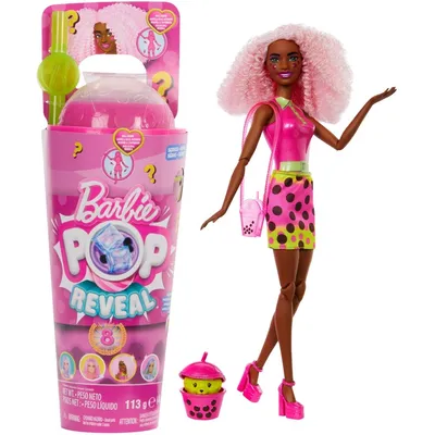 Barbie Pop Reveal - Berry Doll Bubble Tea Series HTJ20