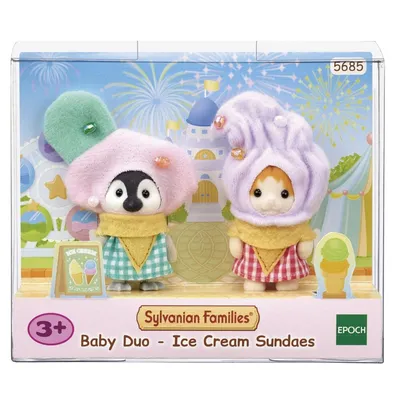 Sylvanian Families - Набор "Ледяные малыши" с фигуркой пингвина и котенка 5685
