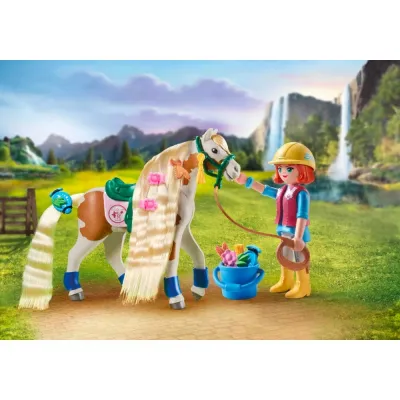Playmobil - Лошади водопада Элли со своей лошадью 71639