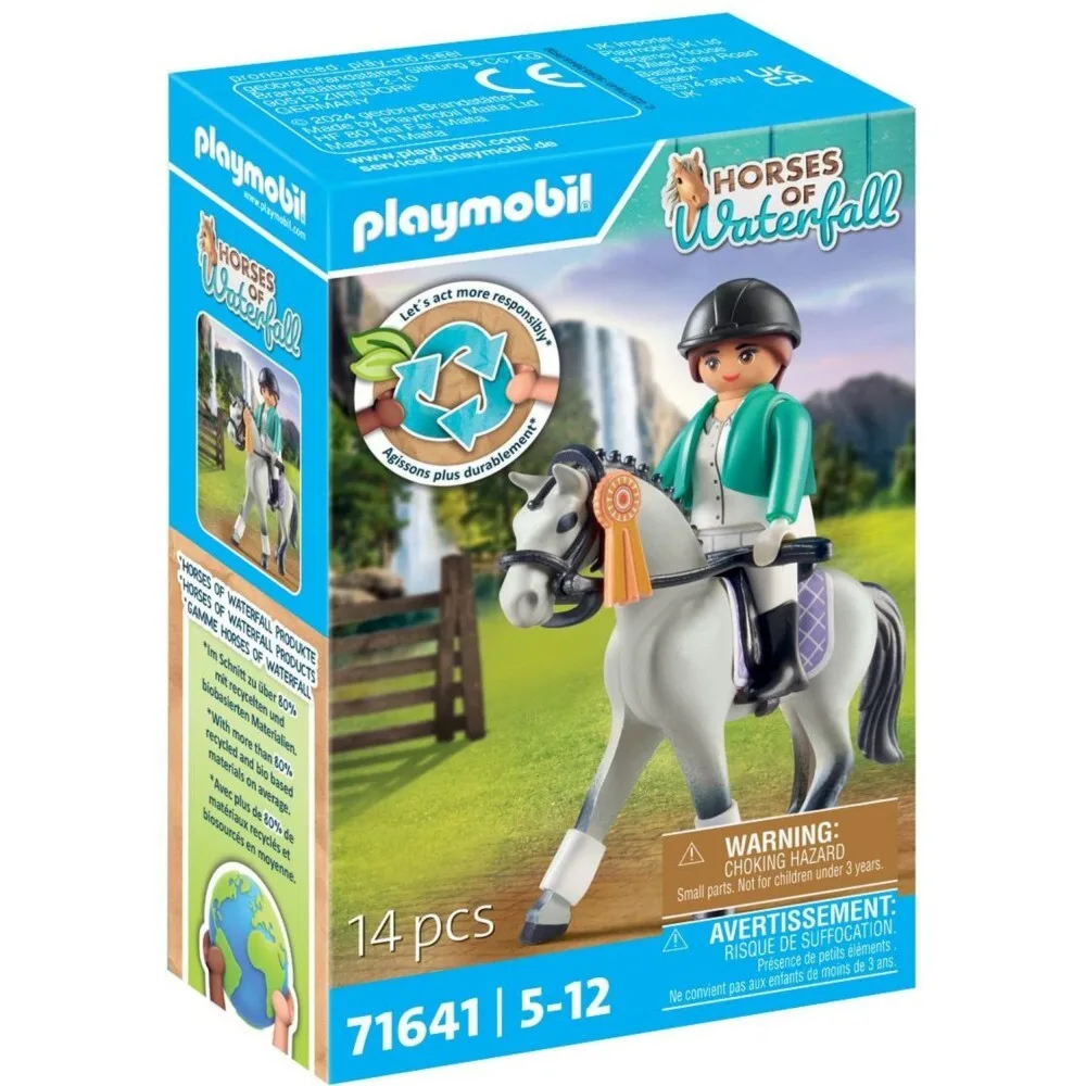 Playmobil Horses 71641 of Waterfall Турнирный наездник 14 деталей