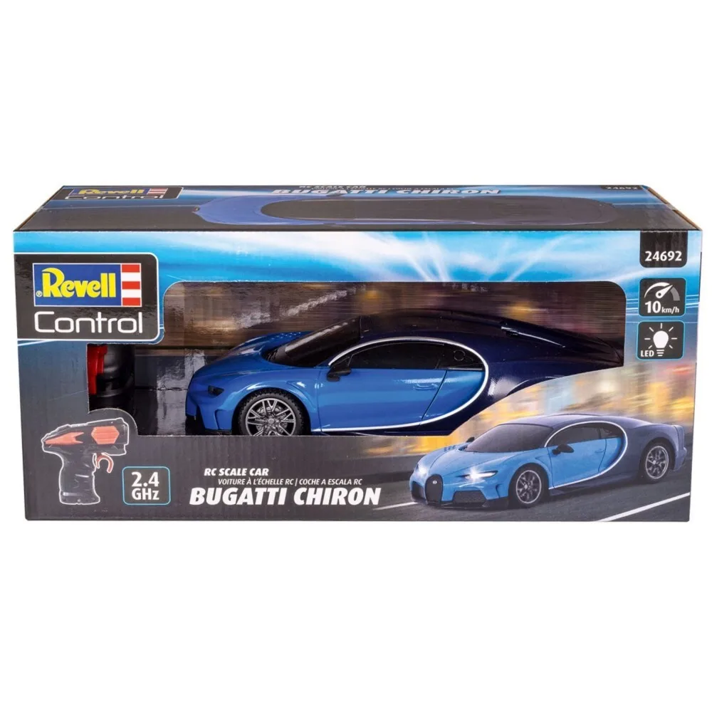 Радиоуправляемый автомобиль Revell Control Bugatti Chiron 24692 1:24 2,4 ГГц