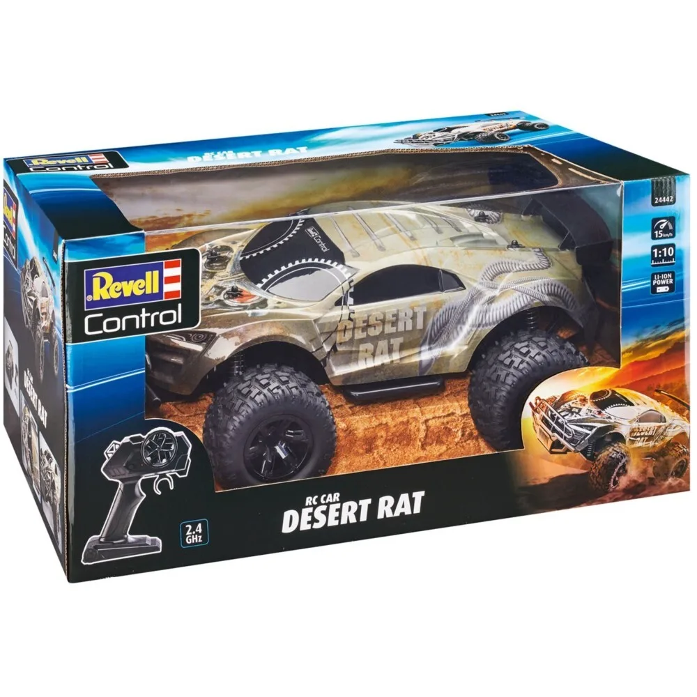 Revell - Управление RC машиной Desert Rat 1:10 Дистанционное управление 2.4GHz 24442 / артикул 24442 / GTIN 4009803224442