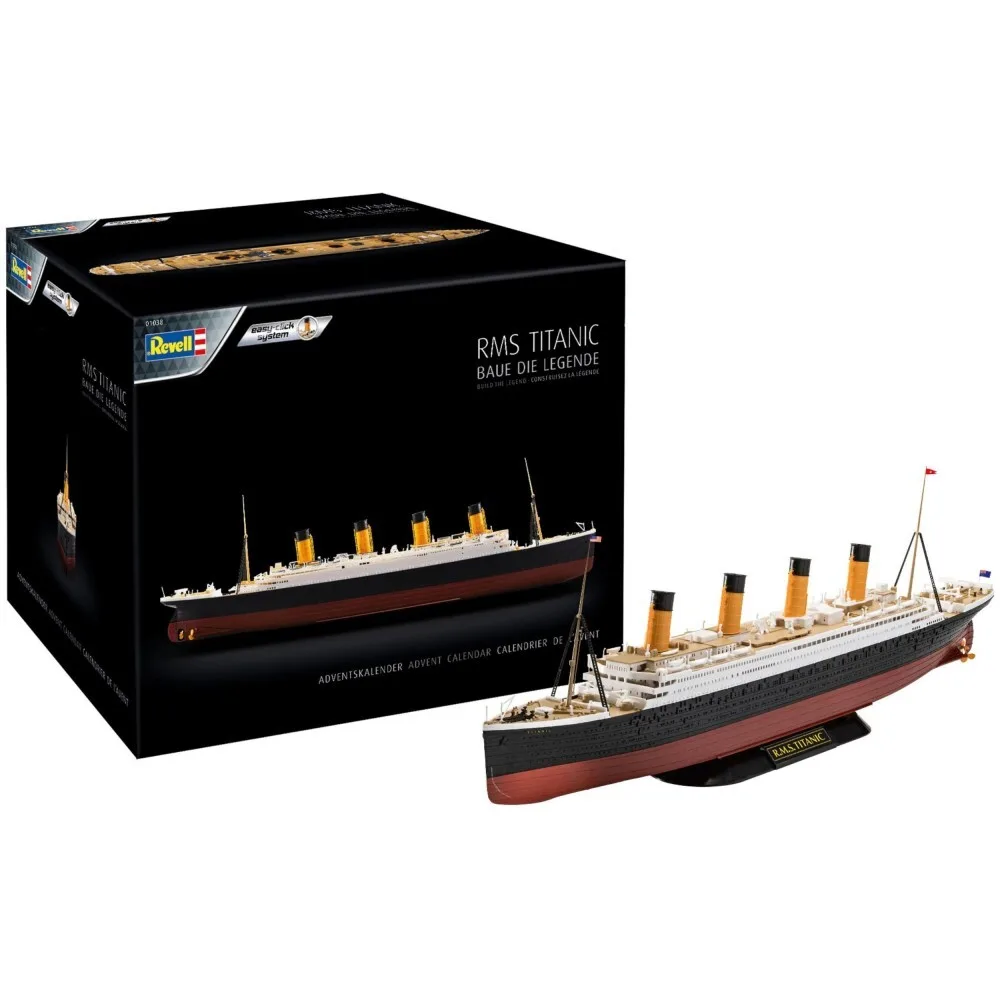 Revell - Advent Calendar RMS Titanic 1:600 Самостоятельная сборка модели 01038 / артикул 01038 / GTIN 4009803010380