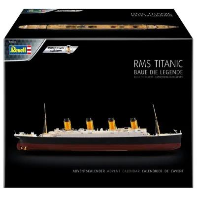 Revell - Advent Calendar RMS Titanic 1:600 Самостоятельная сборка модели 01038