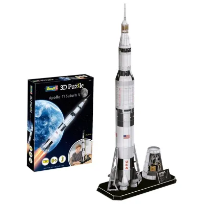 Пазл 3D Revell Apollo 00250 11 Saturn V 136 элементов 00250