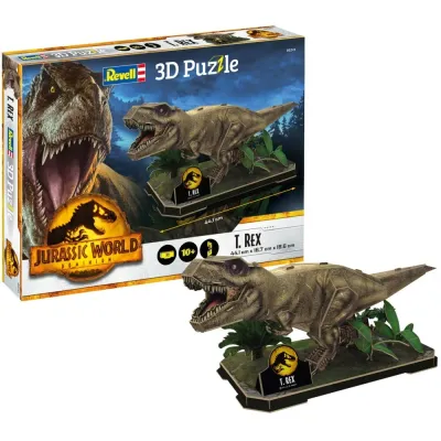 Revell - Пазл 3D Мир Юрского периода Ти-Рекс 45 элементов. 00241
