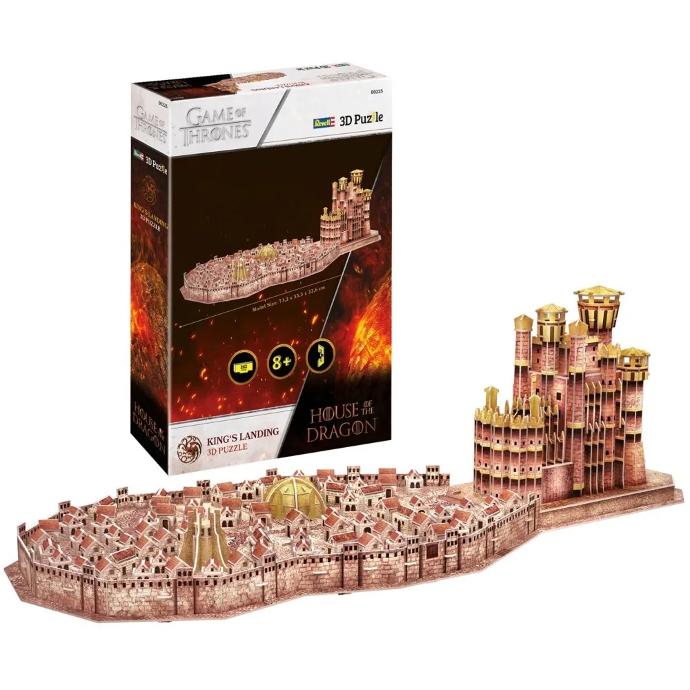 Пазл 3D Revell 00225 Дом Дракона Королевская Гавань 261 элемент 00225