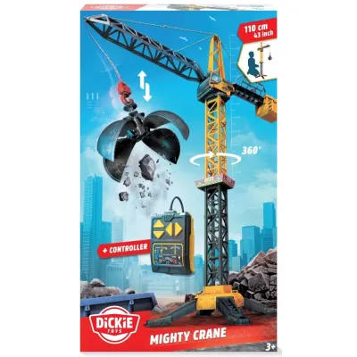 Dickie Construction - Мощный кран с шаром для сноса 110 см Пульт дистанционного управления 3729022