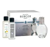 Maison Berger Paris Набор овальных ароматических ламп Essentielle + ароматические масла нейтральной и цитрусовой кожуры 250мл — фото 1