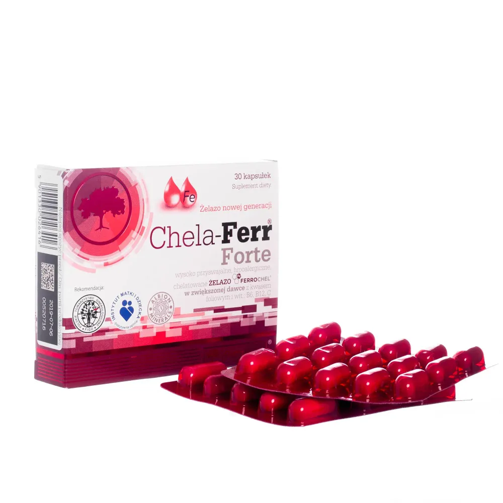 Диетическая добавка Olimp Chela-Ferr Forte, 30 капсул