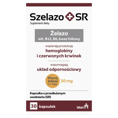 Железо+SR - 30 капсул с пролонгированным высвобождением