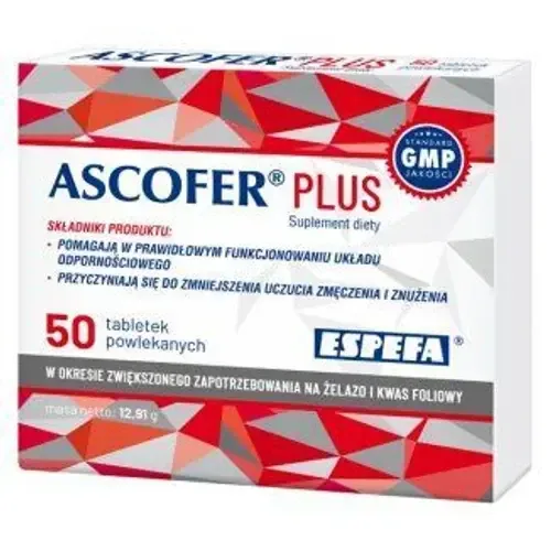 Диетическая добавка Аскофер Плюс, 50 таблеток