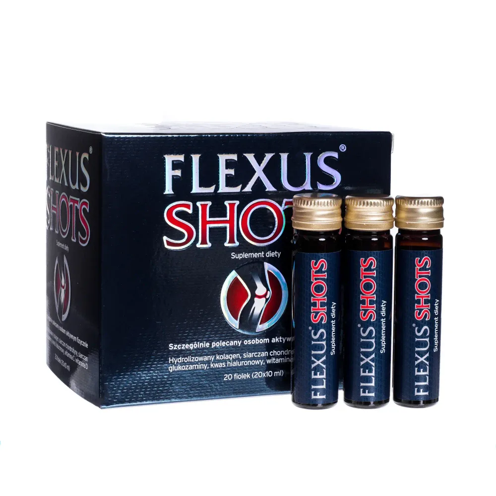 Диетическая добавка Flexus Shots, 20 флаконов x 10 мл