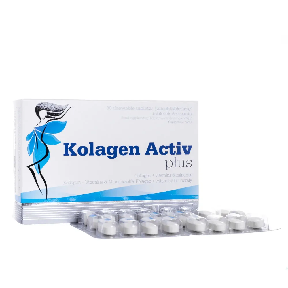 Olimp Kolagen Activ Plus диетическая добавка, 80 пастилок