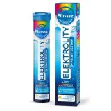 Plusssz Elektrolity + 100% Мультивитамины - 20 шипучих таблеток со вкусом ананаса и манго — фото 1