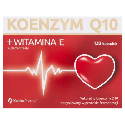 Xenico Pharma - Коэнзим Q10 + витамин Е, 120 капсул