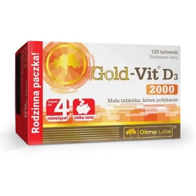 Диетическая добавка Olimp Gold-Vit D3 2000, 120 таблеток
