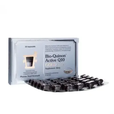Bio-Quinon Active Q10 Gold - 100 мг, диетическая добавка, 30 капсул