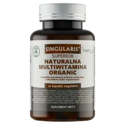 Singularis Superior Natural Organic Multivitamin - 60 капсул