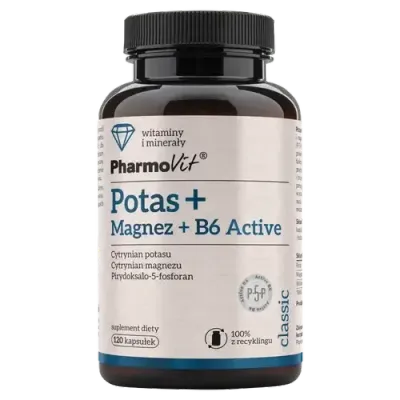 Pharmovit Калий + Магний + B6 - 120 капсул