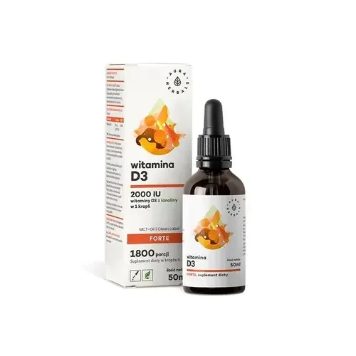 Aura Herbals Витамин D3 Forte 2000 капель, 50 мл