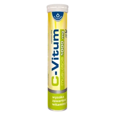 Oleofarm C-Vitum шипучая добавка 1000 мг, 24 шипучие таблетки