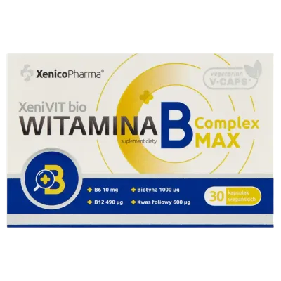 Диетическая добавка Vitamin B Complex MAX, 30 капсул