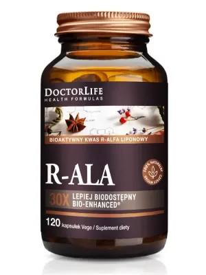 Doctor Life - Биоактивный R-ALA 261 мг, 120 капсул