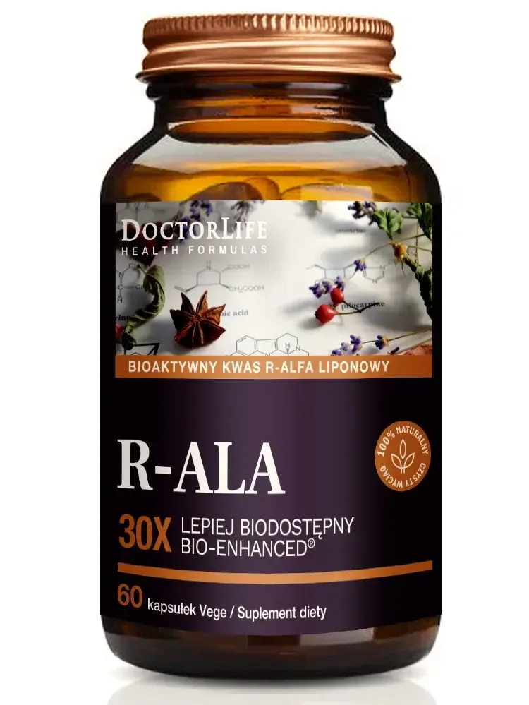 Doctor Life - Биоактивный R-ALA 261 мг, 60 капсул