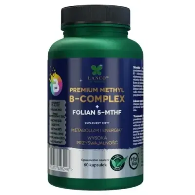 Lanco Nutritions Premium Methyl B-Complex + Folate 5-MTHF - 60 капсул