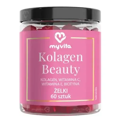 MyVita Beauty Collagen - натуральные желейные бобы, 60 шт.