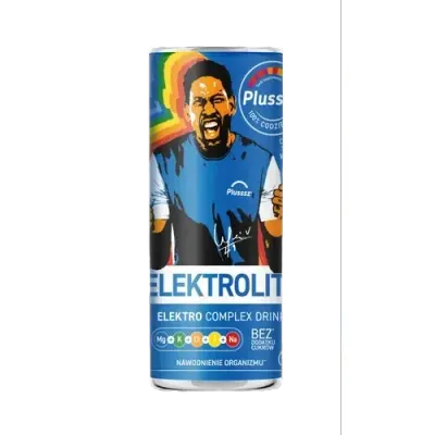 Plusssz Electrolytes Electro Complex Drink - газированный напиток в банке, 250 мл