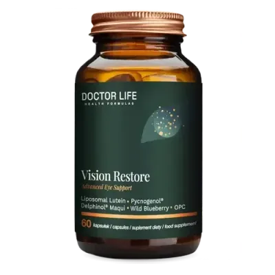 Doctor Life Vision Restore Lutein Pycnogenol 60 капсул