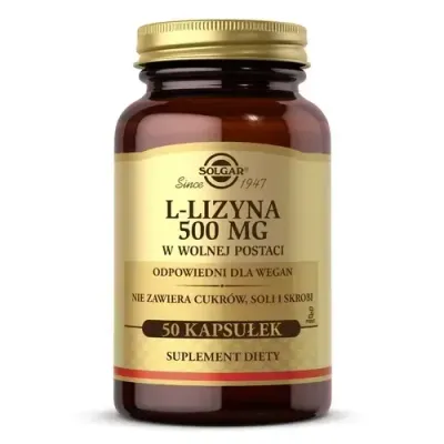 Solgar L-Lysine - 50 капсул