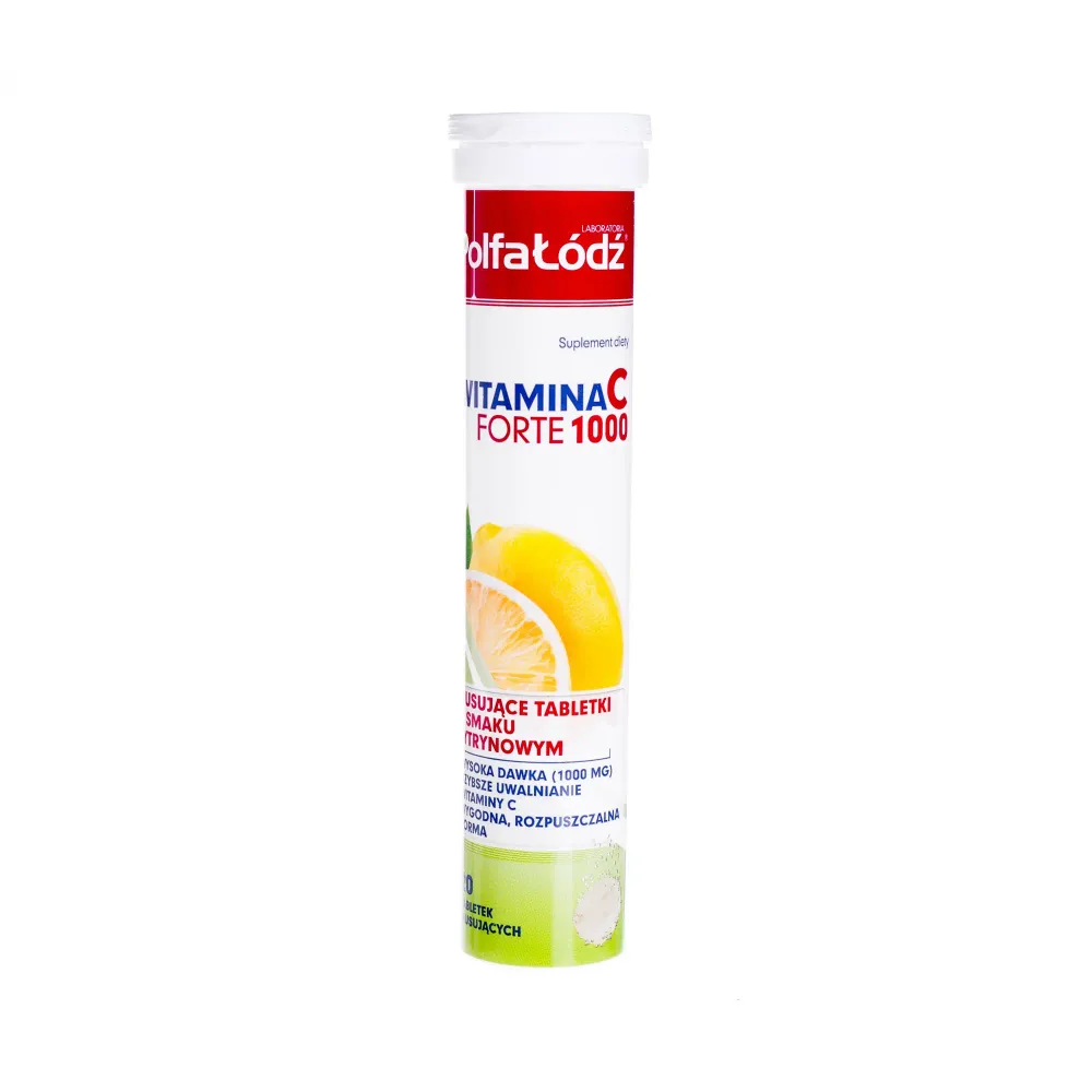 Polfa-Łodź Vitamin C Forte 1000 - 20 шипучих таблеток