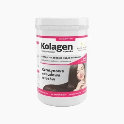 Noble Health Коллаген + кератин и цинковый порошок, 100 г