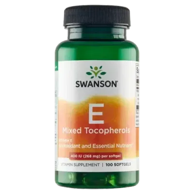 Swanson Витамин Е смешанные токоферолы - 100 капсул