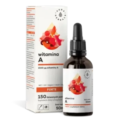 Aura Herbals Витамин A Forte MCT-Oil капли, 50 мл
