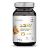 Aura Herbals Omega+ Vitamin D3 2000 IU+ K2 - 60 капсул — фото 1