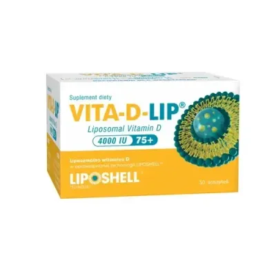 Vita-D-Lip Liposomal Vitamin D 4000 IU - липосомальный витамин D, 30 пакетиков
