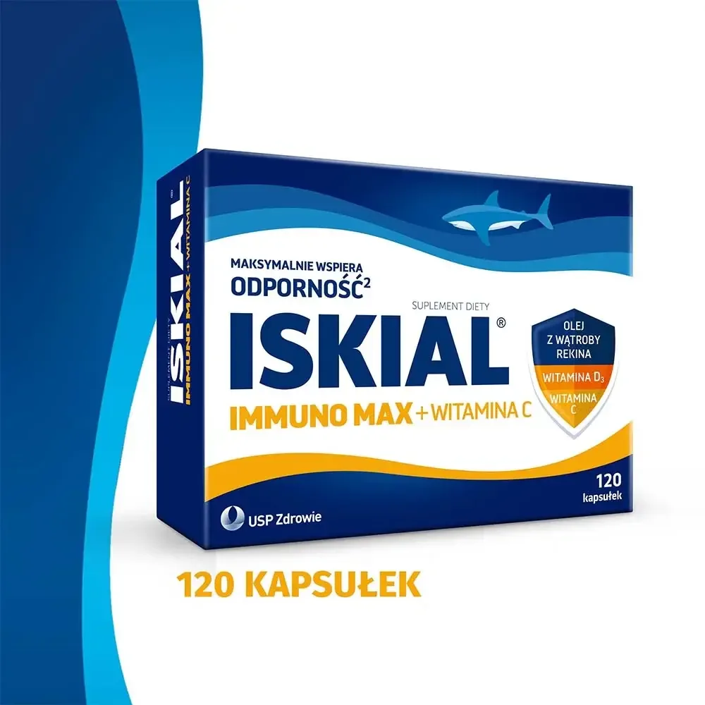 Диетическая добавка Iskial Immuno Max +C, 120 капсул