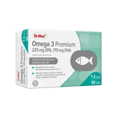 Омега 3 Premium Dr. Max диетическая добавка, 90 капсул